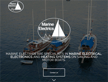 Tablet Screenshot of marineelectrics.ie